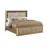 Gold Wood Bedroom Set - Medusa Inspired Stylish Design for Modern Homes