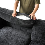 Sectional Sofas Modern Cloud Couch Chenille L-shaped Modular Sectional Sofa for Living Room 3 Seats Couch