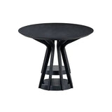modern dining table, 1 oval table+6 wooden tables and chairs, black dining room furniture