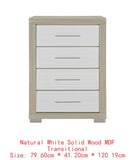 Natural White King Bedroom Set  Furniture Bedroom Décor