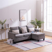 Chaise Longue Combination Sofa  Model Room Sofa Set Livingroom