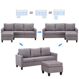 Chaise Longue Combination Sofa  Model Room Sofa Set Livingroom