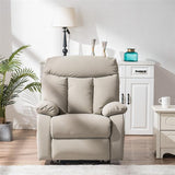 chair with massage function complete silver white for bedroom study room - Francoshouseholditems