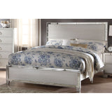 King /Queen  Bed  for Bedroom Furniture Silver - Francoshouseholditems
