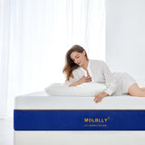 Molblly 14 inch Cooling-Gel Memory Foam Mattress Bed - Francoshouseholditems