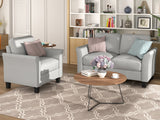 Living Room Furniture Armrest Single Sofa and Loveseat Sofa for Office, Bedroom