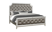 Bedroom set made with Wood in Silver Color  Bedroom Furniture Set - Francoshouseholditems
