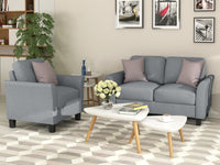 Living Room Furniture Armrest Single Sofa and Loveseat Sofa - Francoshouseholditems