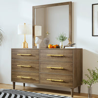 Modern Dresser  with Six-Drawer - Francoshouseholditems