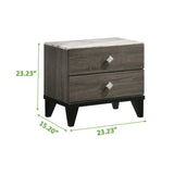 Bedroom Furniture – Athens 6-Piece Queen Size Bedroom Set. Bed, Dresser, Mirror, Chest 2 Night Stands
