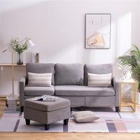 Chaise Longue Combination Sofa  Model Room Sofa Set Livingroom