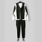 Hooded Jacket+Pants 2PC Sets baseball loose Pullover coat &amp; Long Pants Mens Clothing - Francoshouseholditems