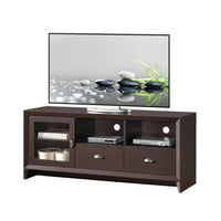 Modern TV Stand Cabinet with Storage Space for TVs Up To 60" Brown[US-W] - Francoshouseholditems