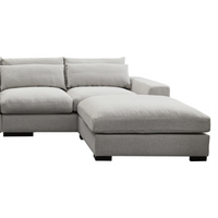 Fabric Sectional Sofa Living Room Furniture Sets Mid-century Modern Design Corner Sofa Easy Assembly - Francoshouseholditems