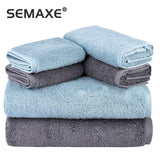 Towel Set,2 Large Bath Towels,2 Hand Towels,2 Face towels . Cotton Highly Absorbent Bathroom Towels White - Francoshouseholditems